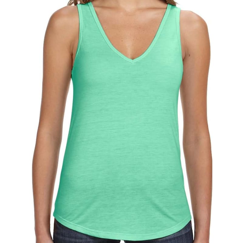 Bella Ladies Flowy V-Neck Tank 12