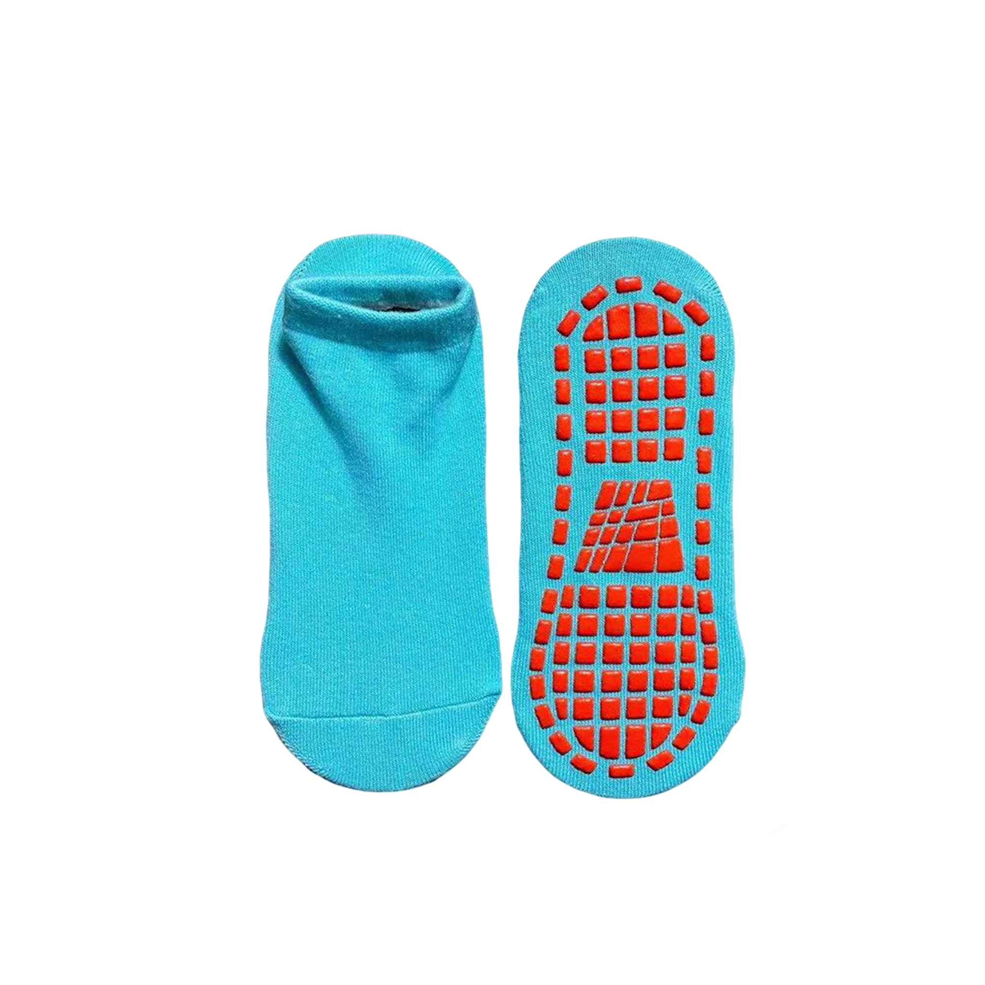 Cotton Grip Trampoline Sock With Anti Slip Sole 9" Length 7
