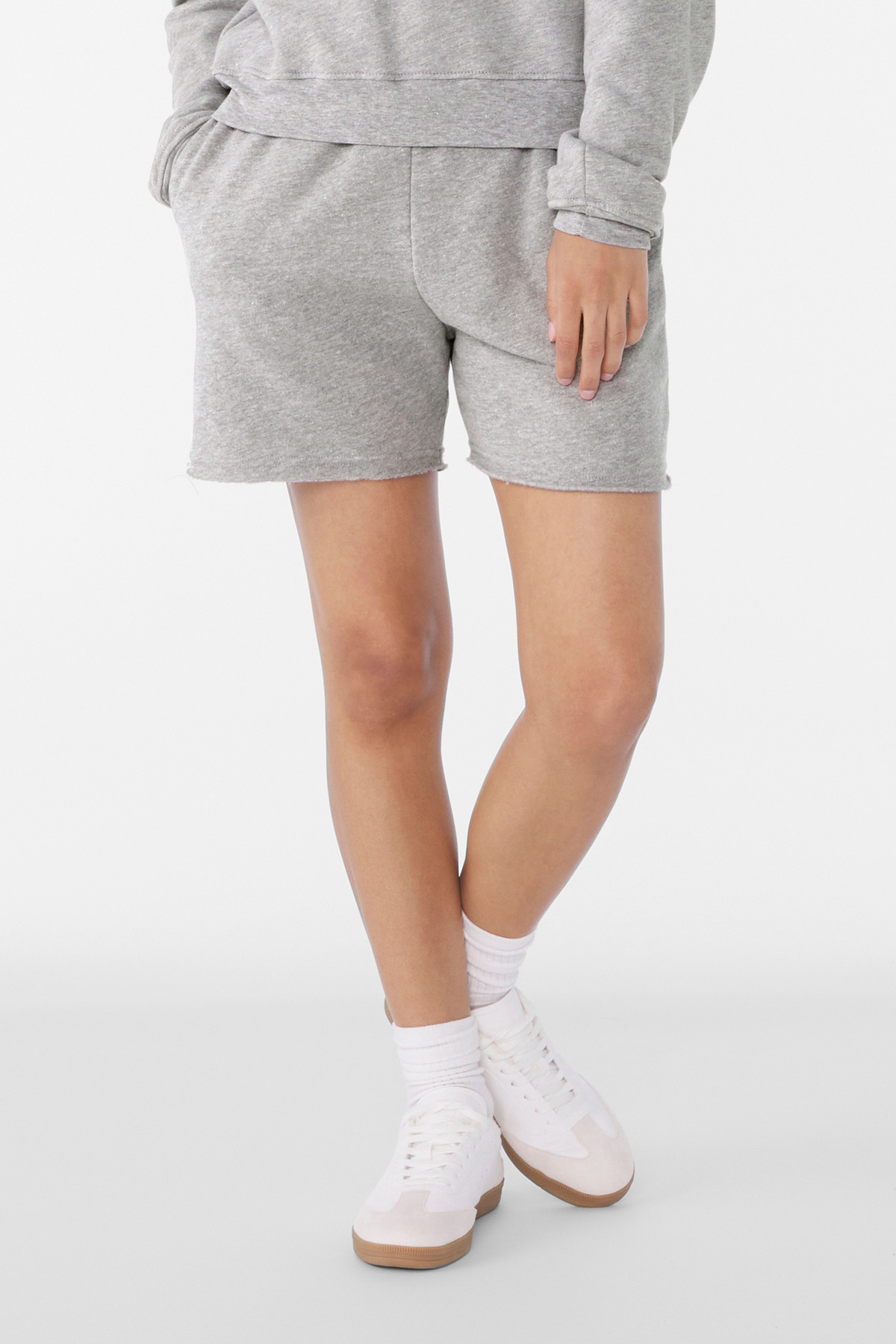 BELLA+CANVAS Women's Cutoff Sweatshort BC3787 13