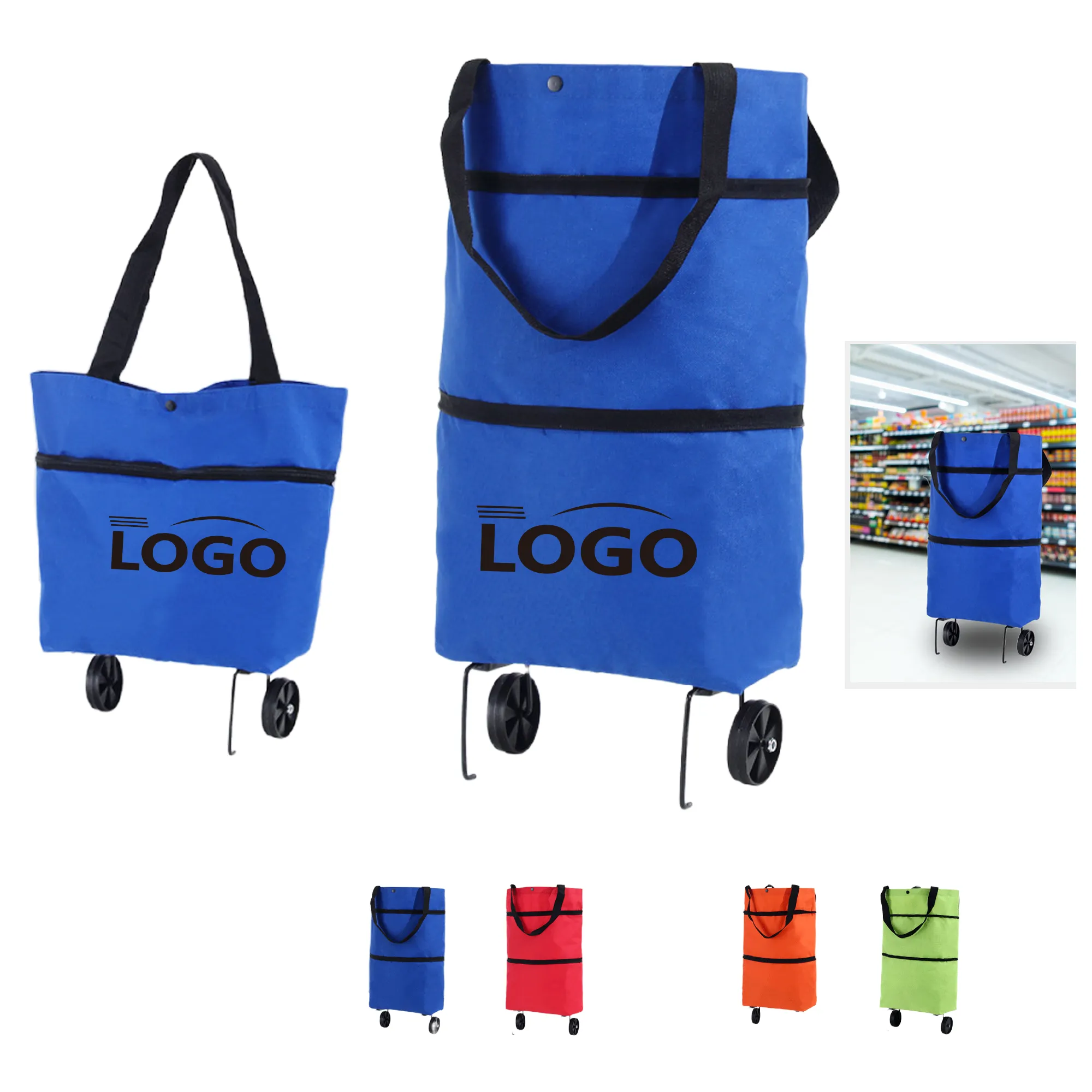 Foldable Portable Shopping Trolley 7