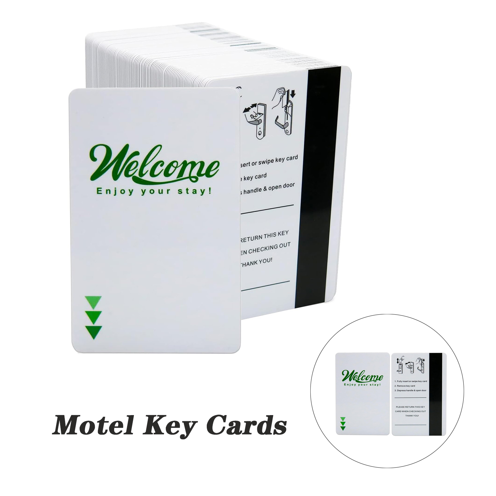 250 Pack Hotel & Motel Key Cards 2