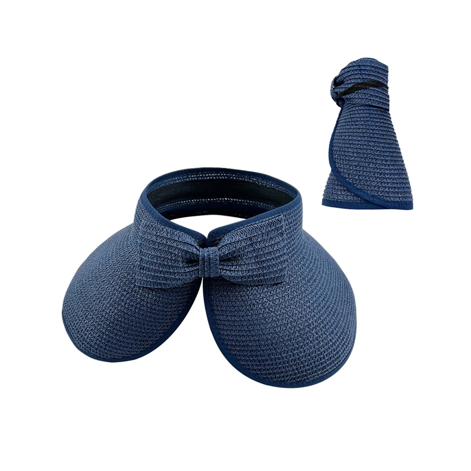 Foldable Beach Sun Straw Hat Outdoor Caps 11