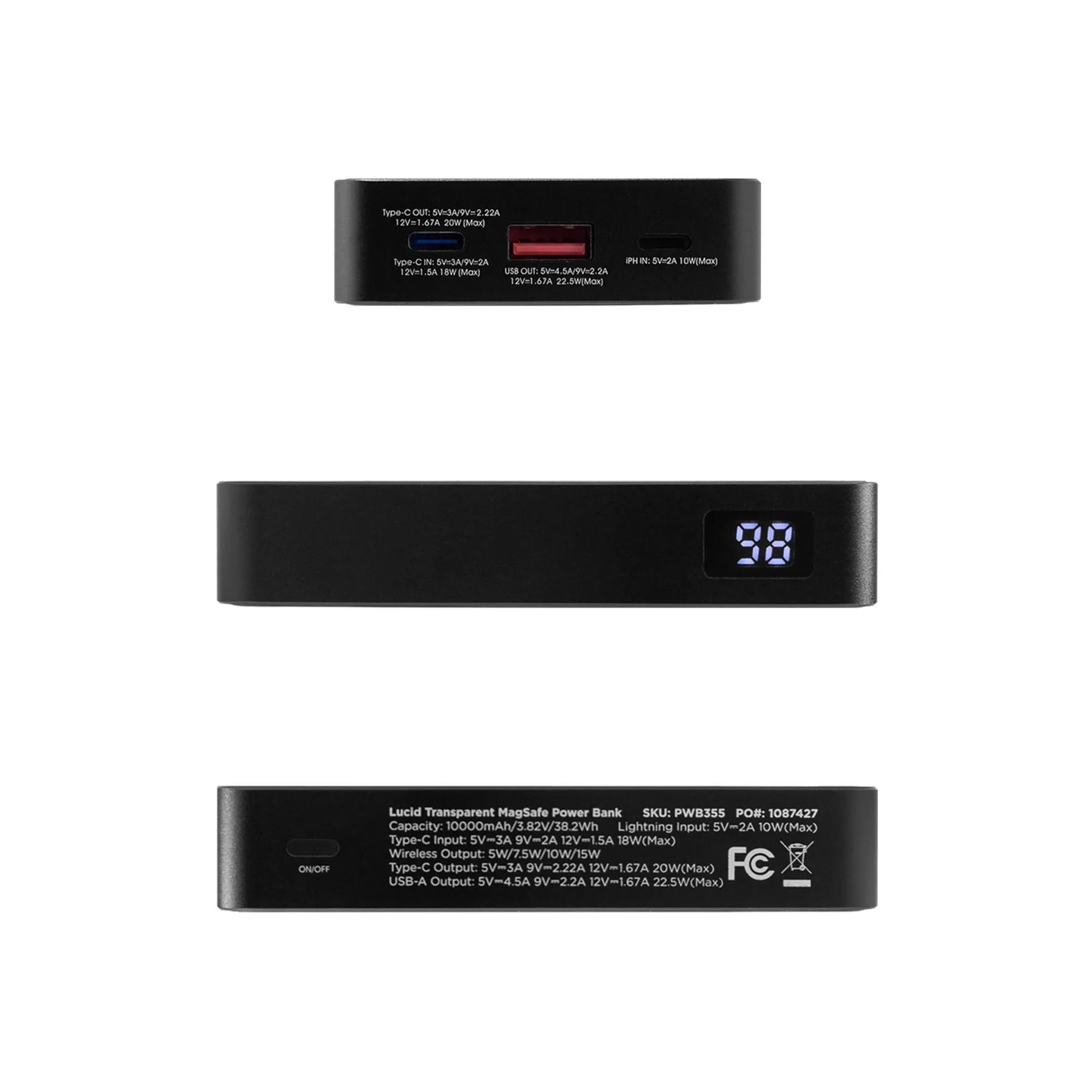 Lucid MagSafe Wireless Powerbank 10,000mAh 7