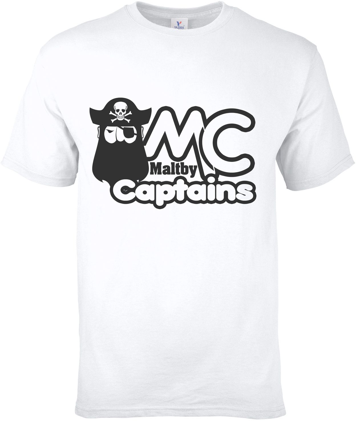 100% COTTON T-SHIRT-WHITE(SCREENED) 11