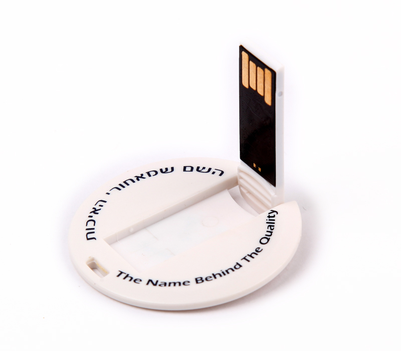 Round Card USB Flash Drive 3
