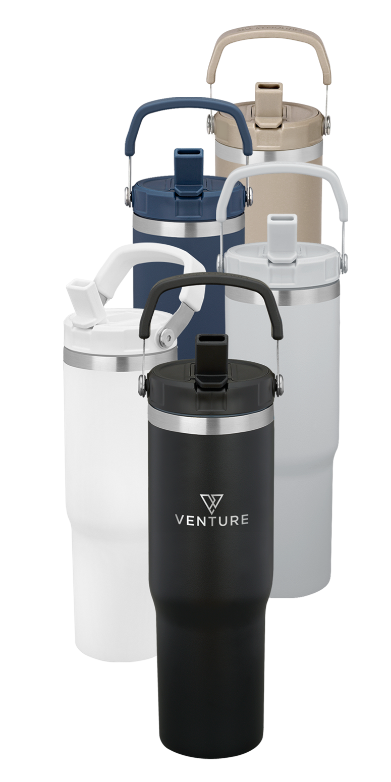 28oz Urban Peak® Pinnacle Flip Straw Tumbler 35