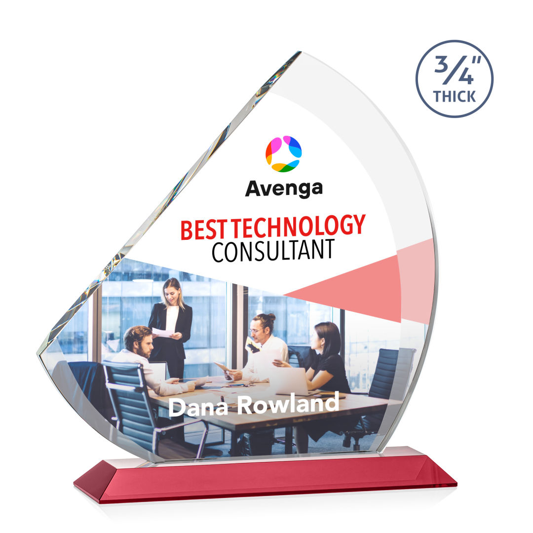 Nantucket VividPrint™ Award - Red 3