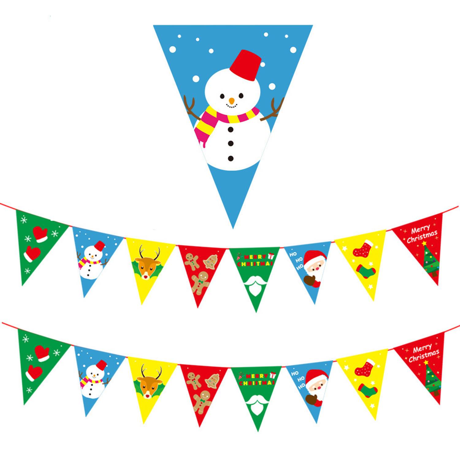 Decorative Christmas Banner Pennant 1
