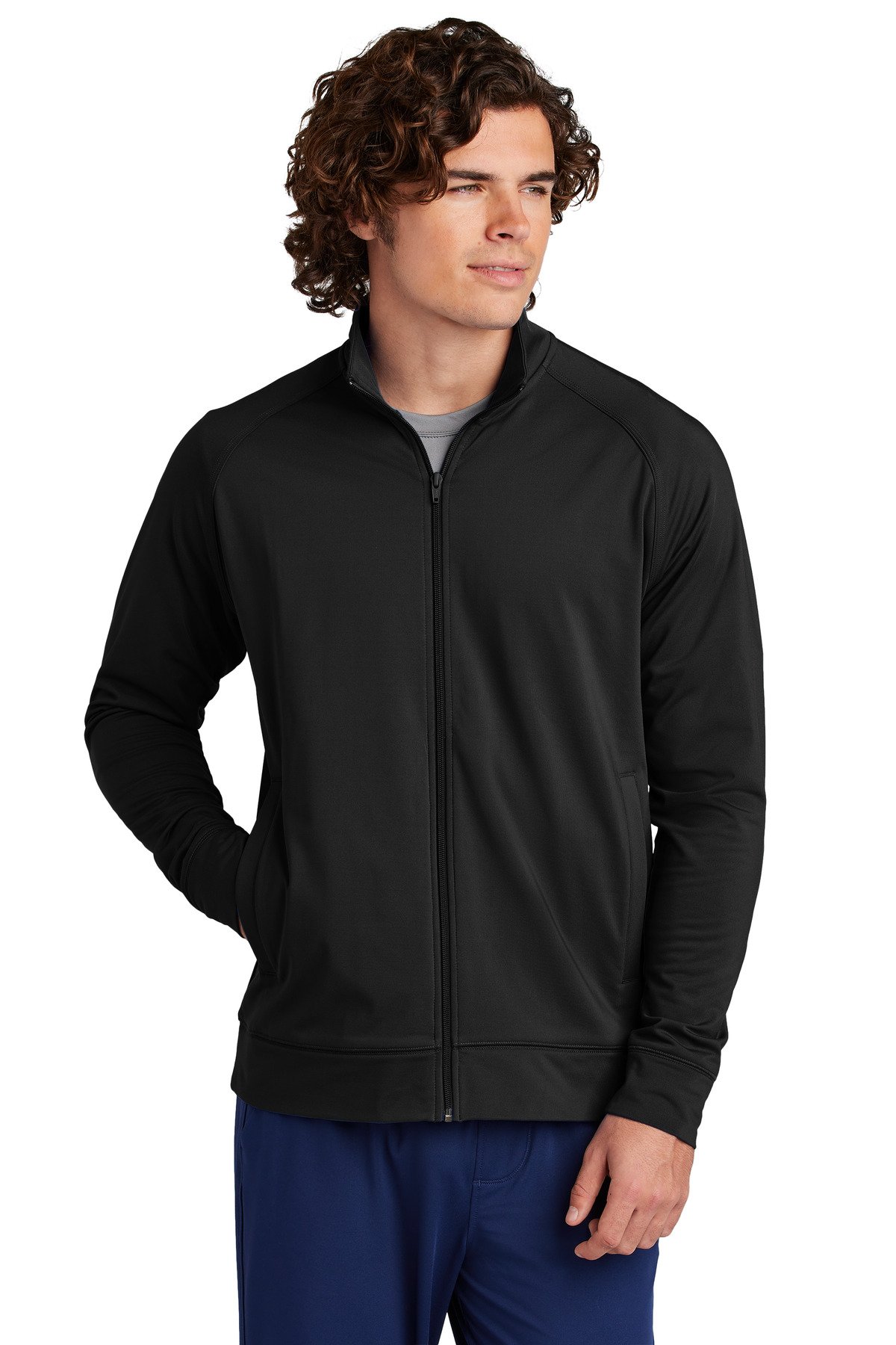 Sport-Wick Stretch Full-Zip Cadet Jacket
