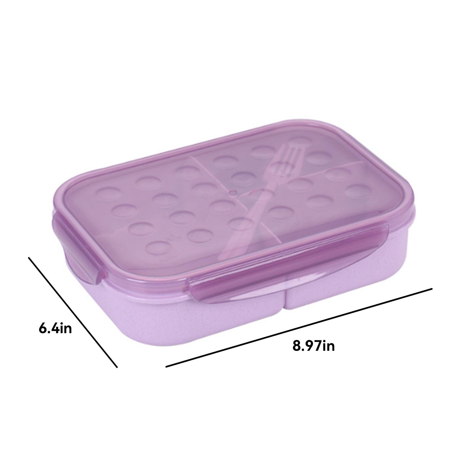 Natural Wheat Fiber Lunch Box 2