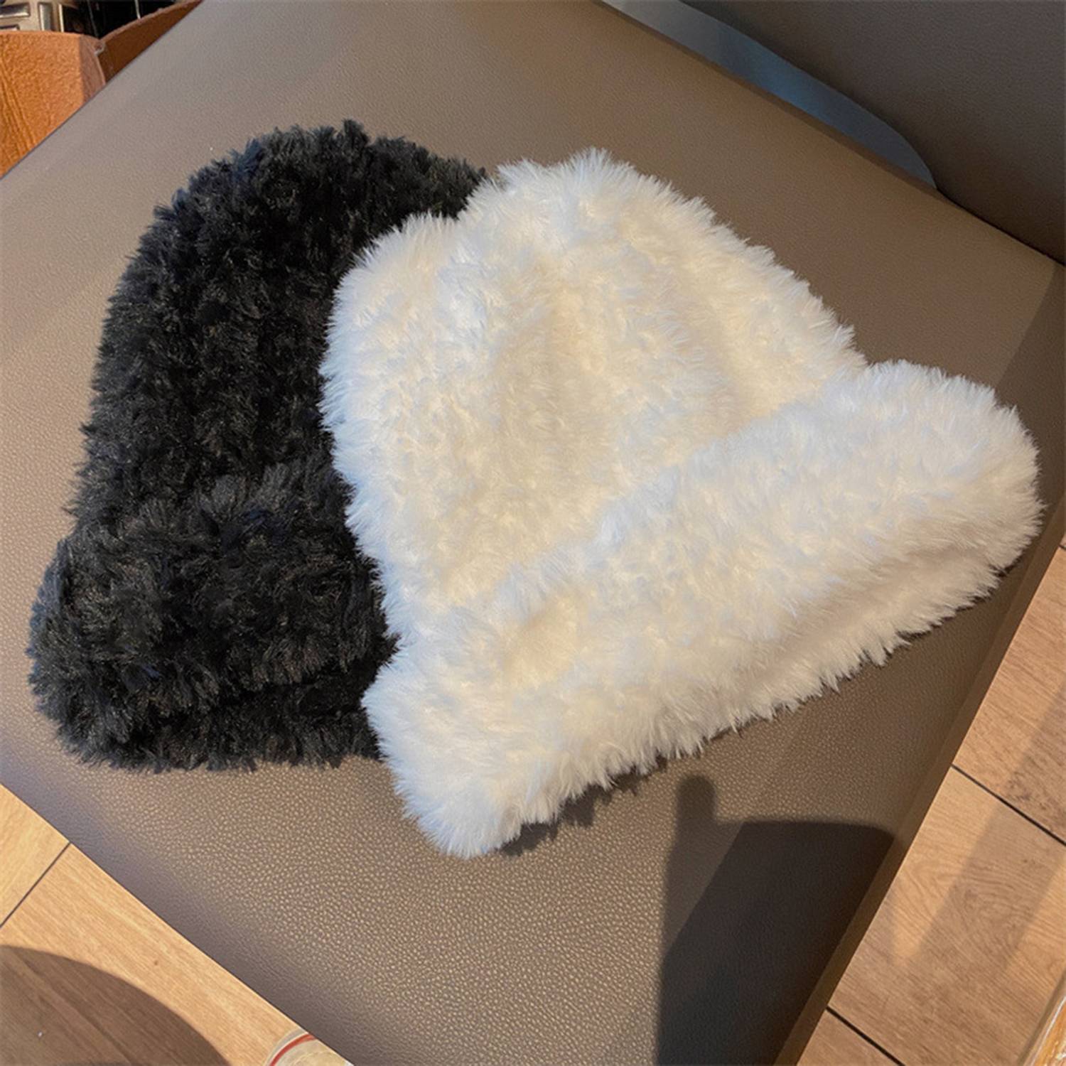 Warm knit pullover hat in winter 4