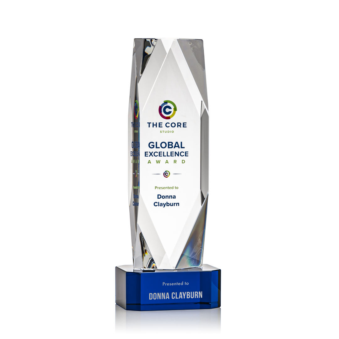 Delta VividPrint™ Award on Base - Blue 6