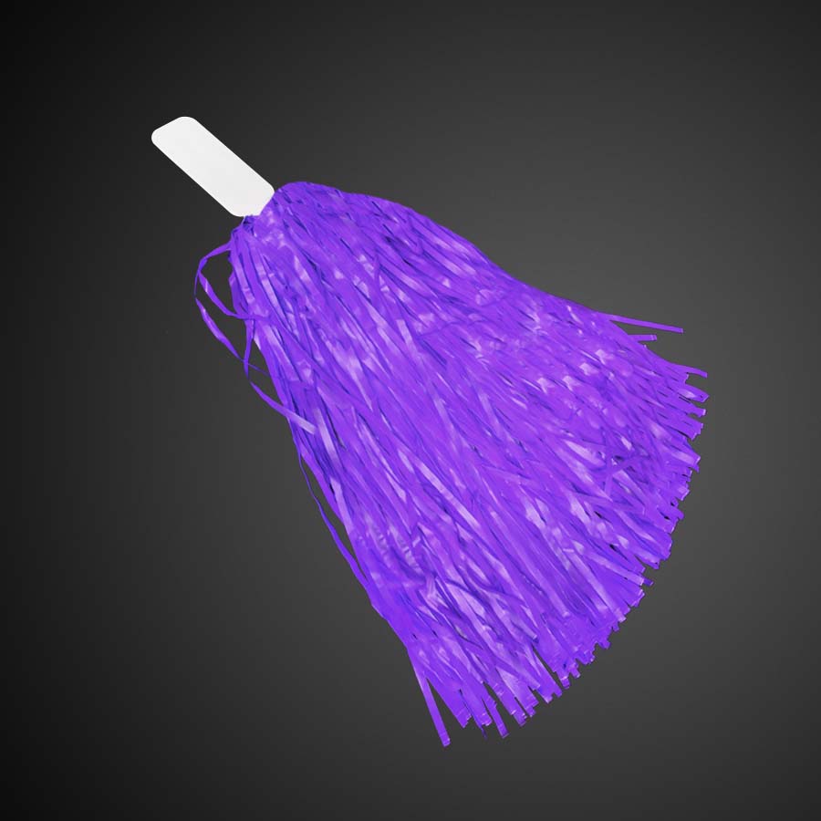 Purple 16" Plastic Pom Pom 3