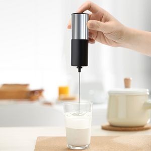 Silver Electric Coffee Mixer And Egg Whisk With Stand 12