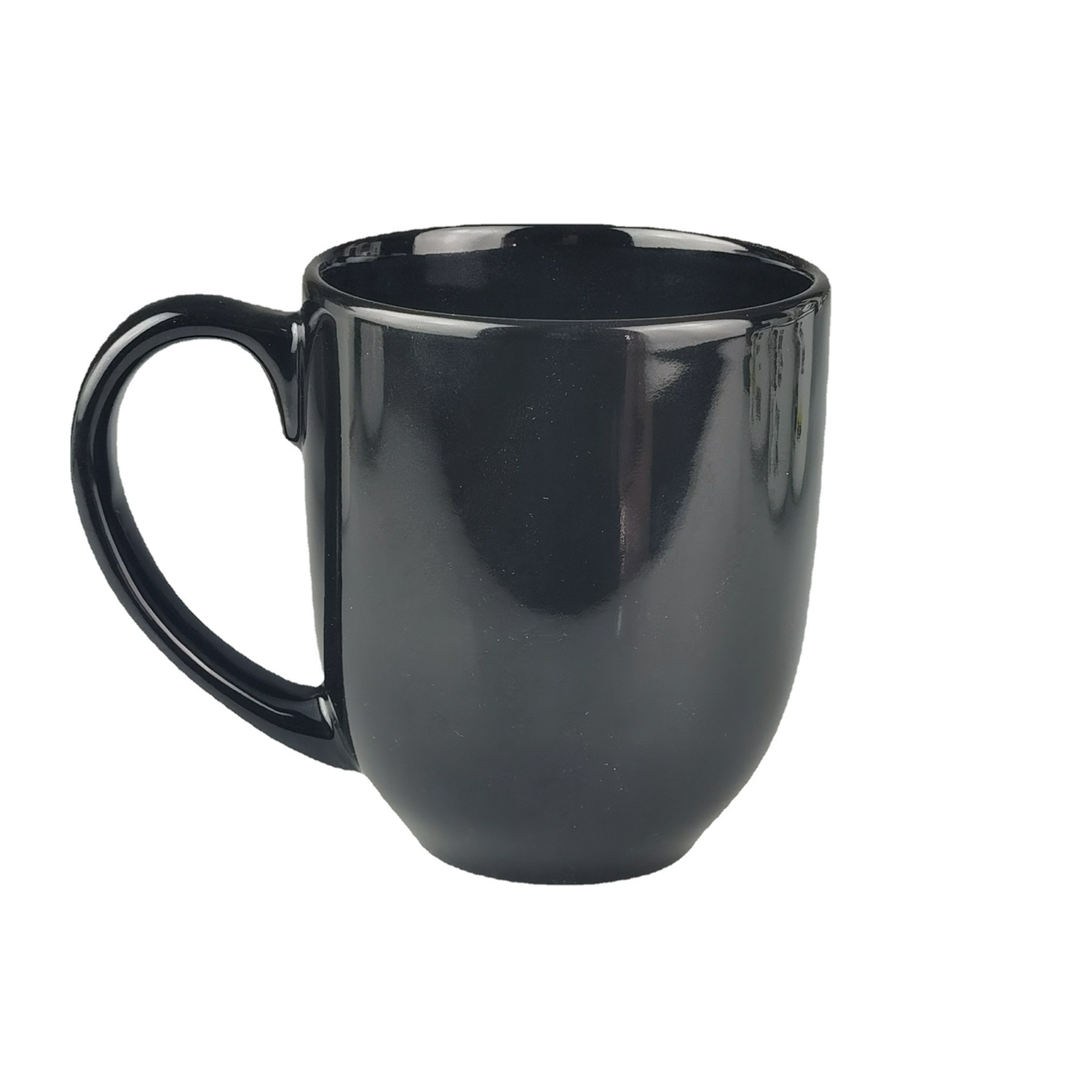 14oz Glossy Ceramic Mug w/ Handle 3