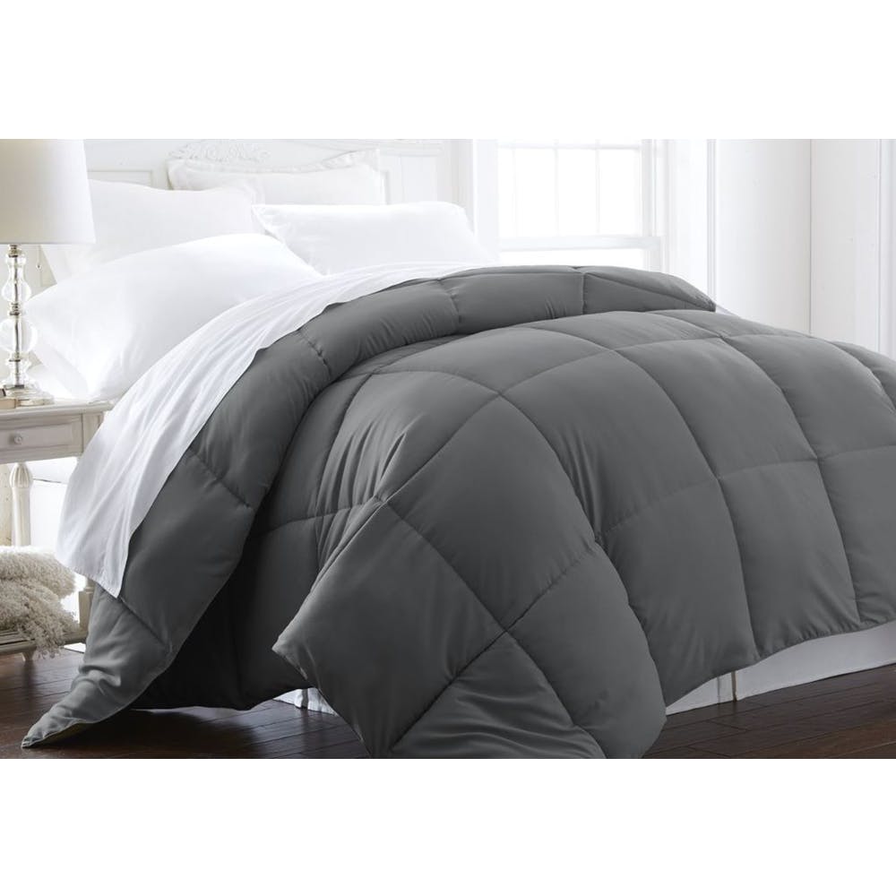 Down Alternative Comforter Sets - Gray King 2 Shams, promotional household item with logo imprint 2
