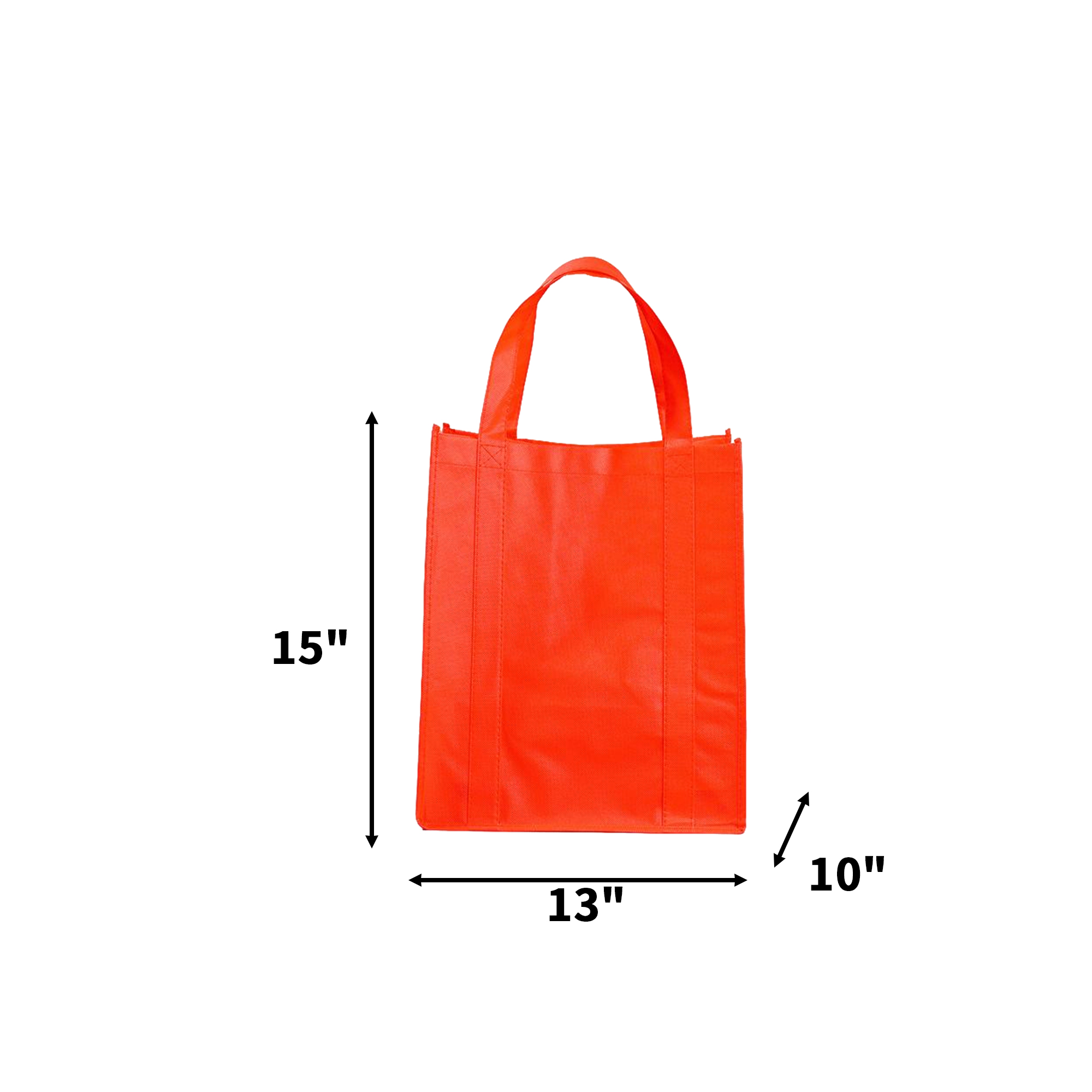 Large Non Woven Grocery Tote With Reinforced Handles 3