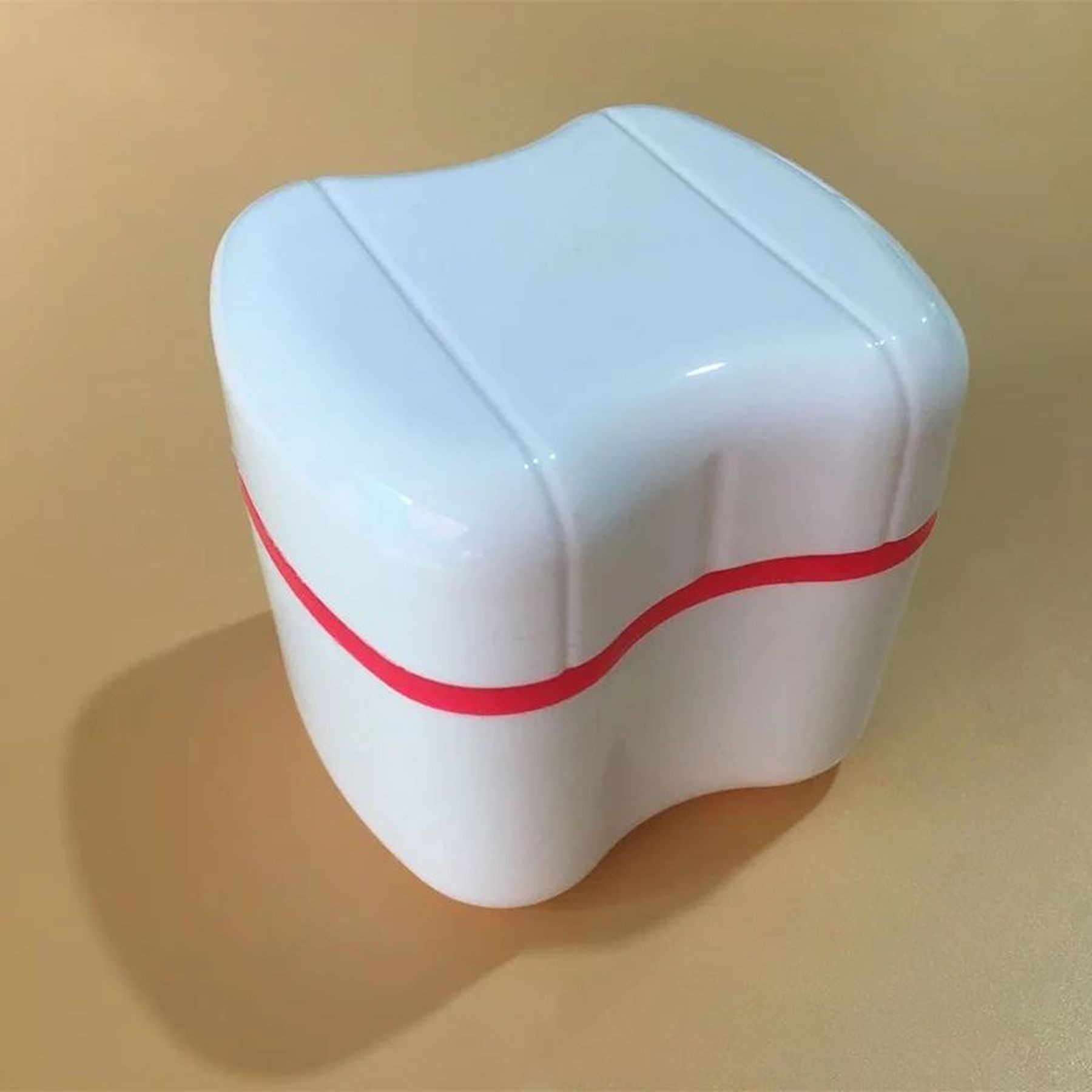 Denture Bath Case With Basket Retainer Soaking Box 16