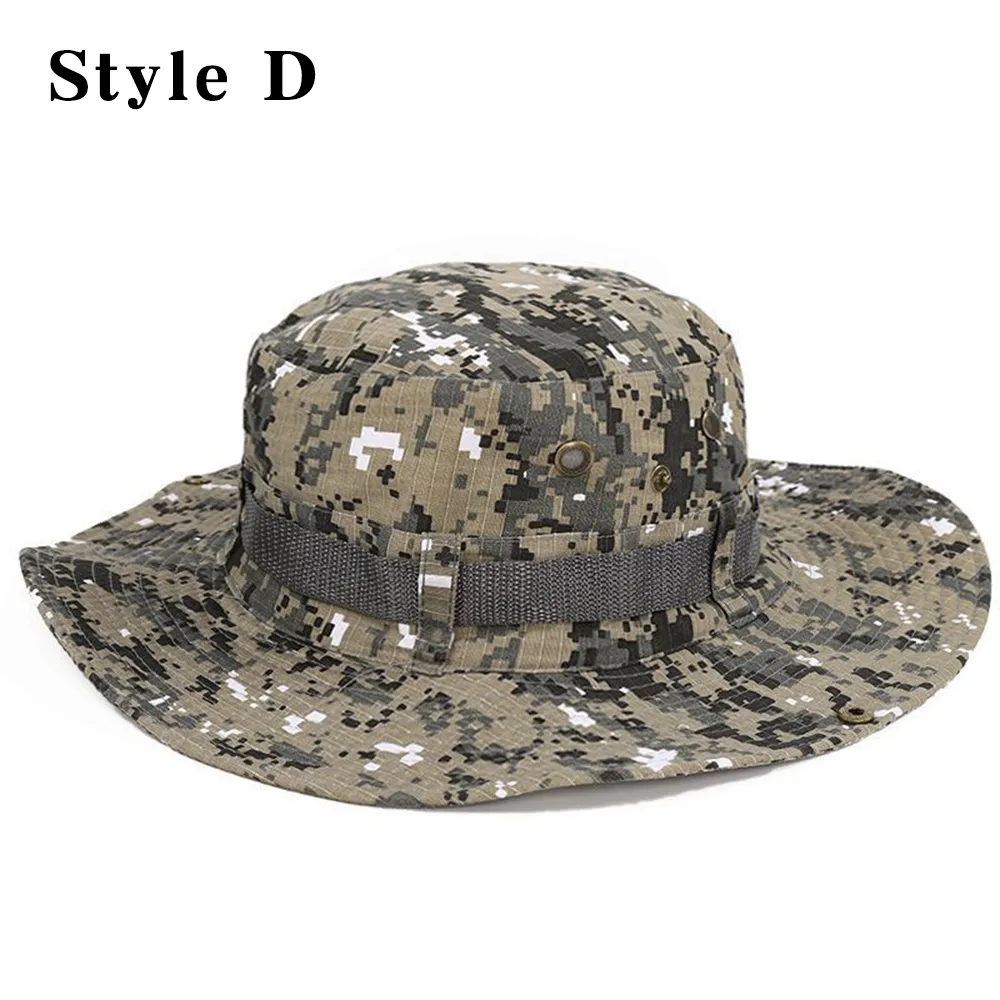 Wholesale Custom LOGO UPF50+ Boonie Hats Wide Brim Hiking 16