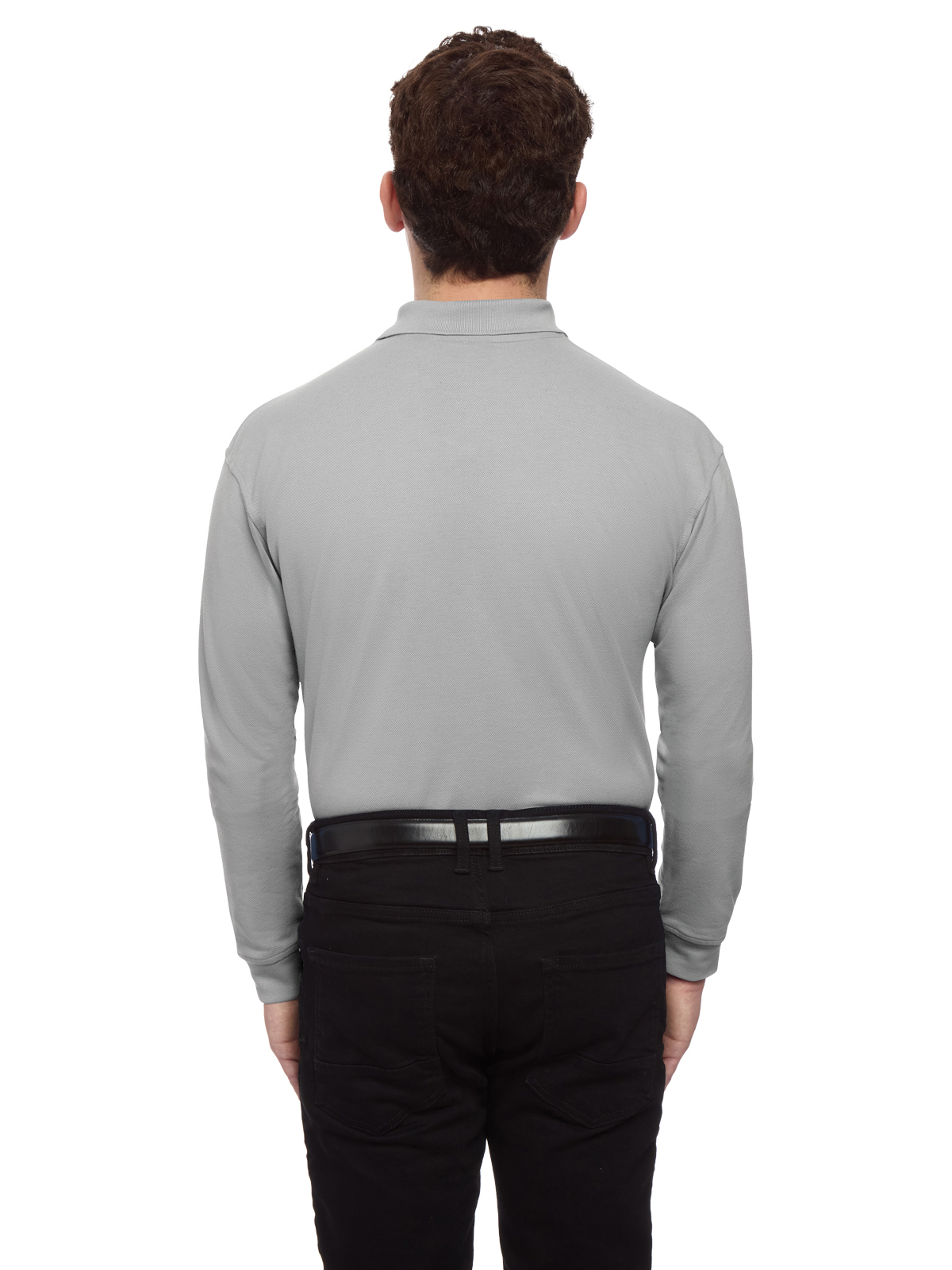 Blue Generation - Men's Pocketless Superblend Long Sleeve Polo 37