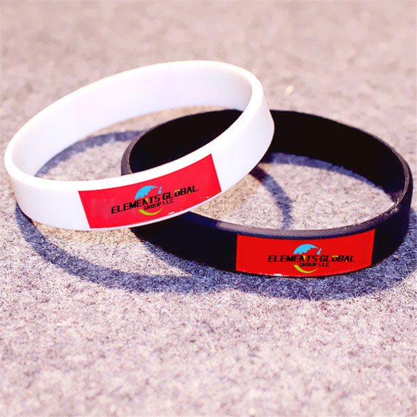 Black And White Silicone Bracelet 2