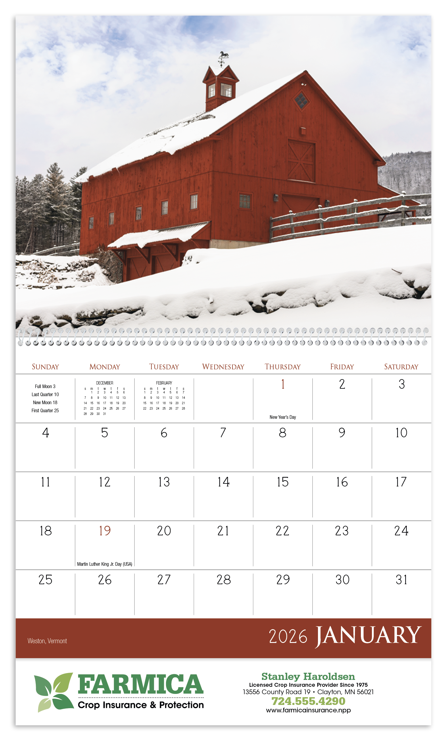 Triumph® Calendars Barns Calendar 53