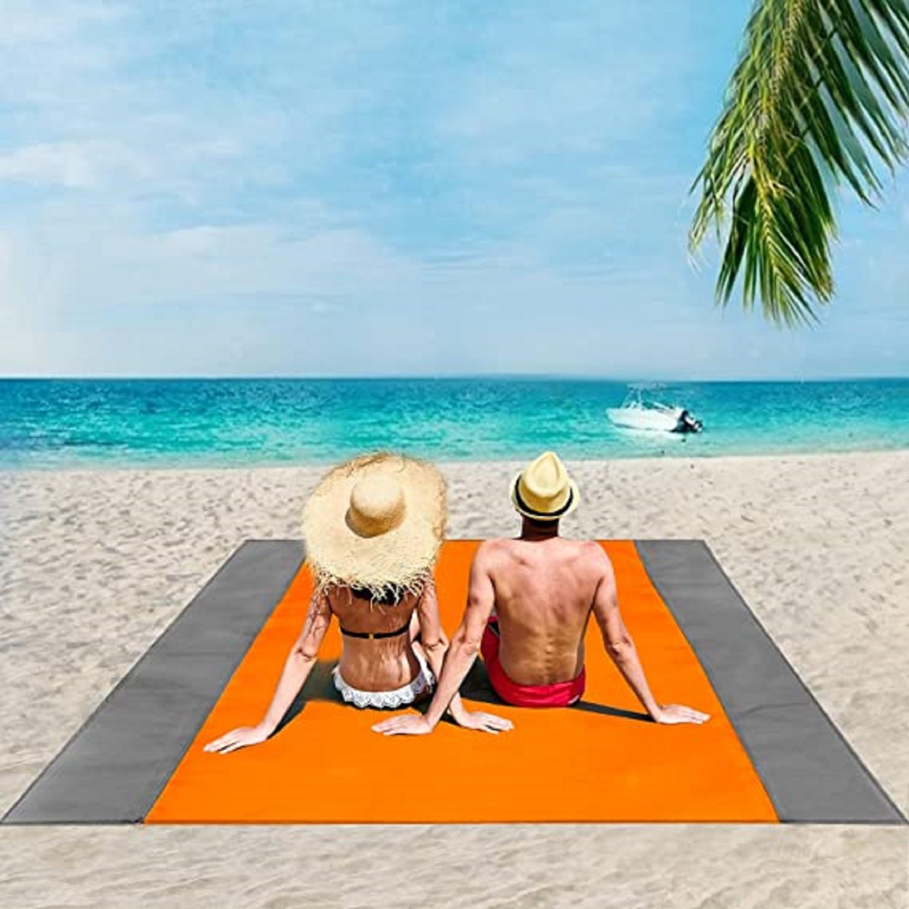 Portable Beach Blanket Picnic Mat 2