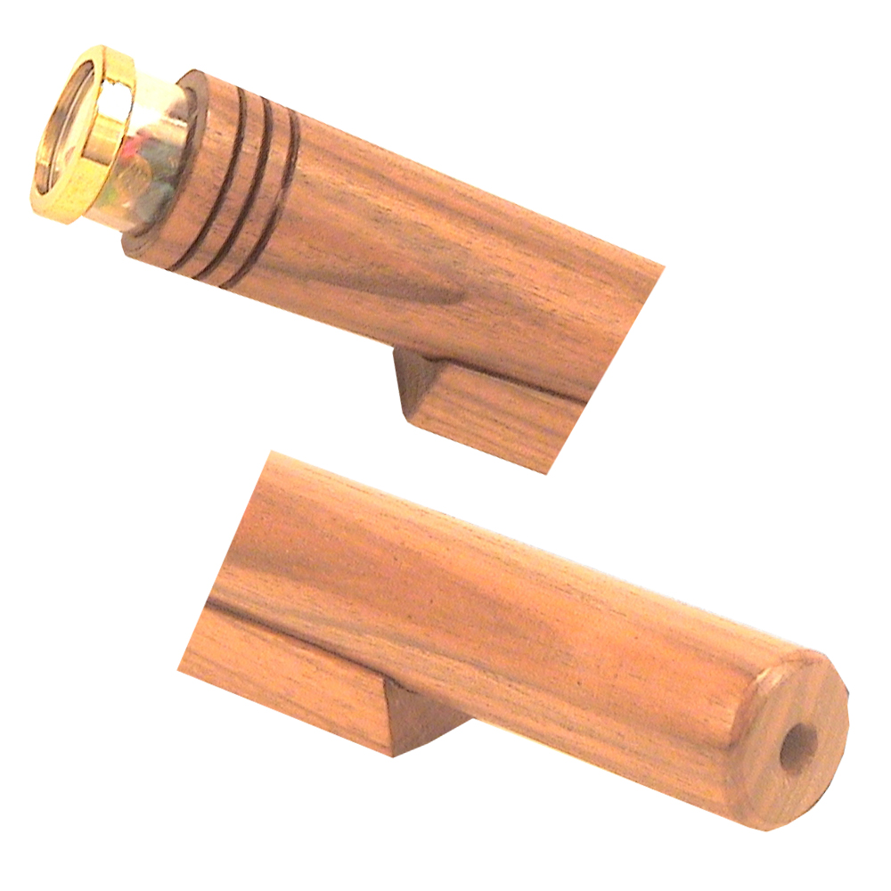 Solid Wooden Walnut Kaleidoscope with Stand Made in USA 1