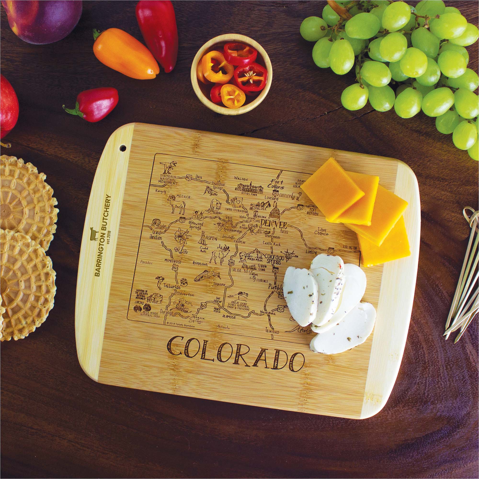 A Slice of Life Colorado Serving & Cutting Board 1
