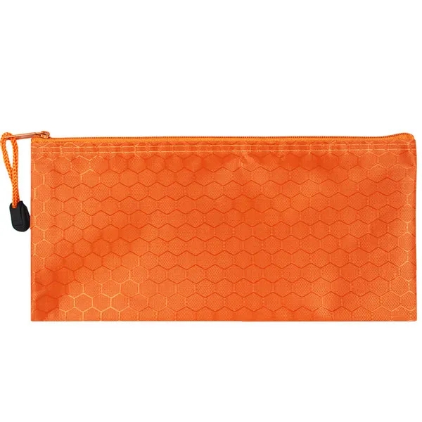 A6 Waterproof Oxford Zipper Pencil Pouch 4