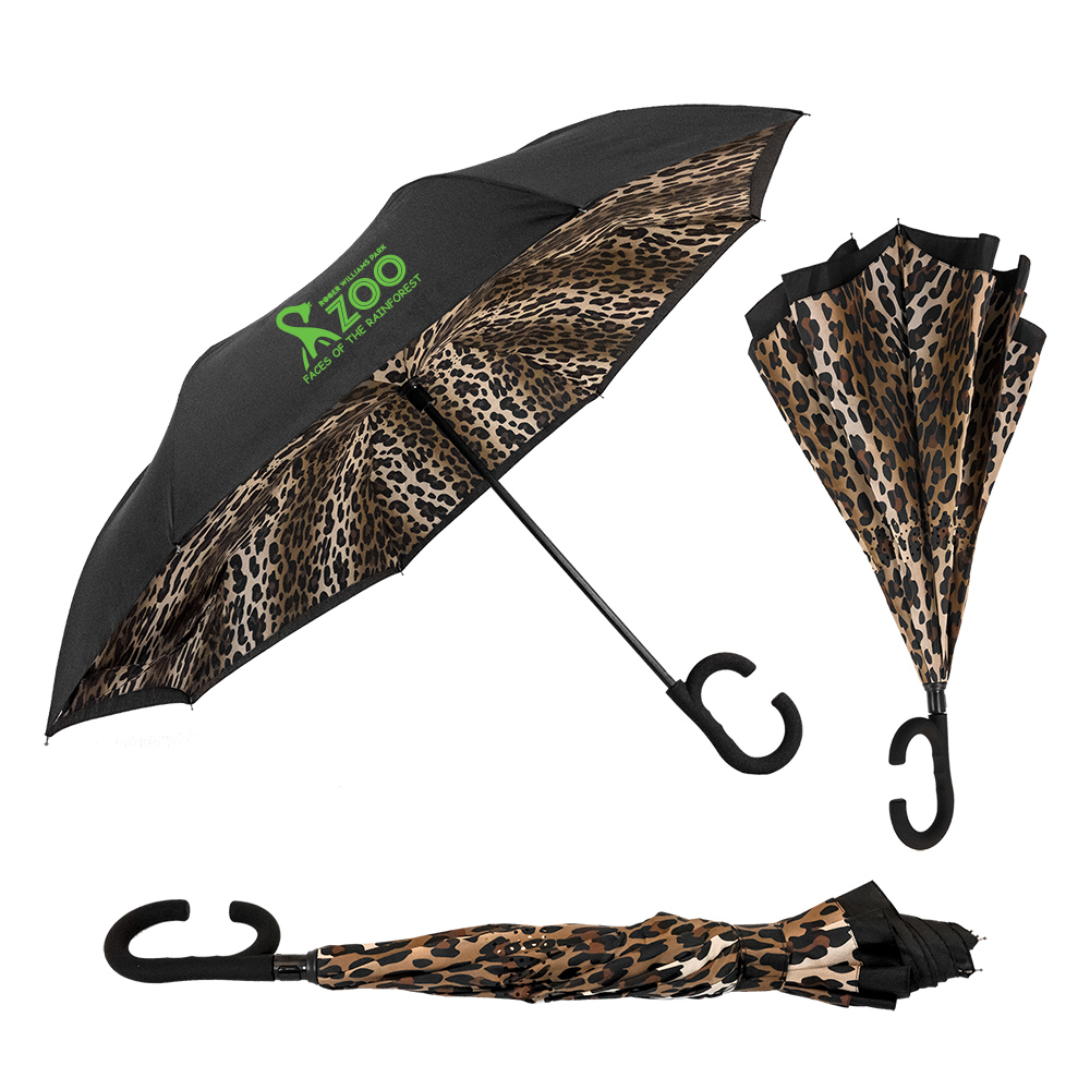 The Leopard ViceVersa Inverted Umbrella