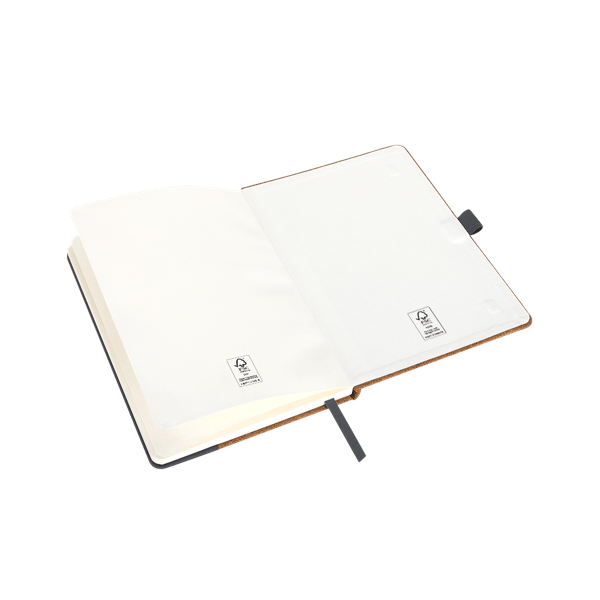 Hickory Cork & Recycled PU Notebook 41