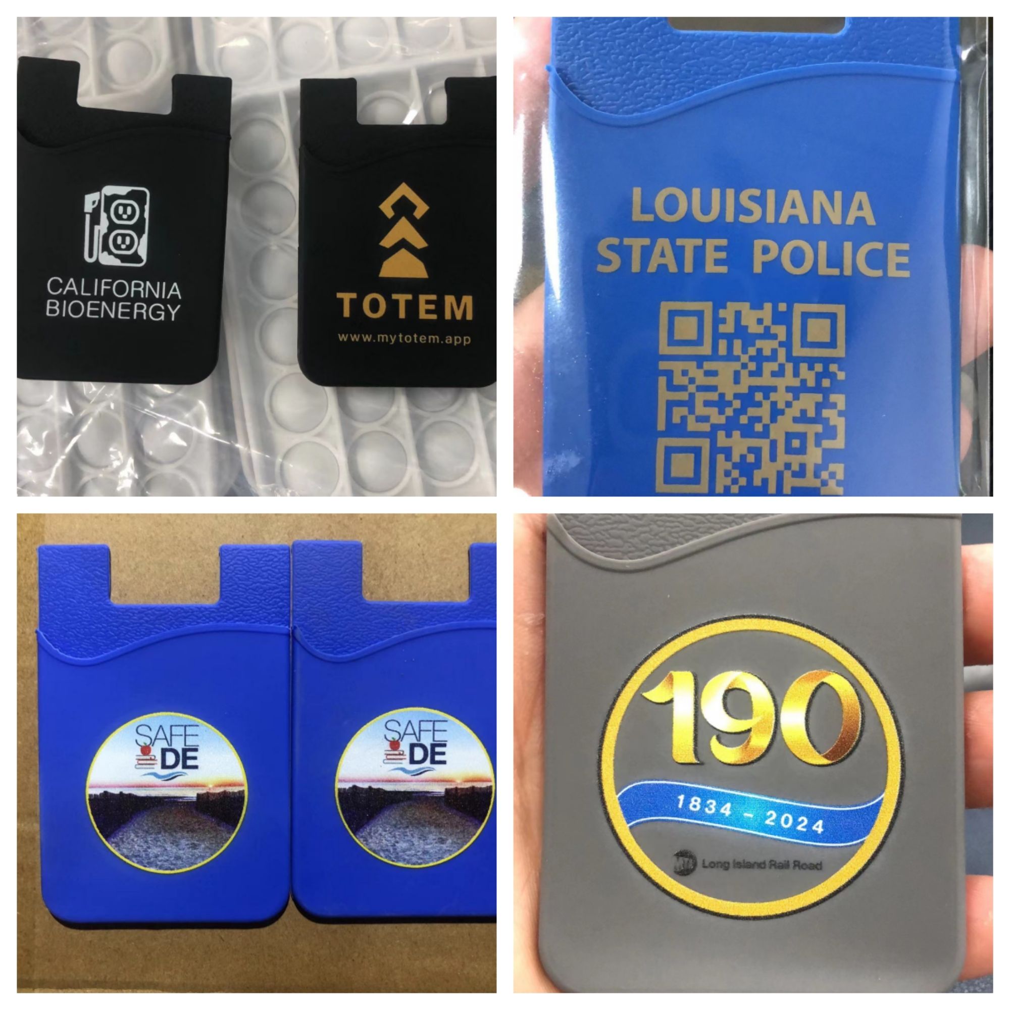 Silicone Card Sleeve For Cell Phone 3