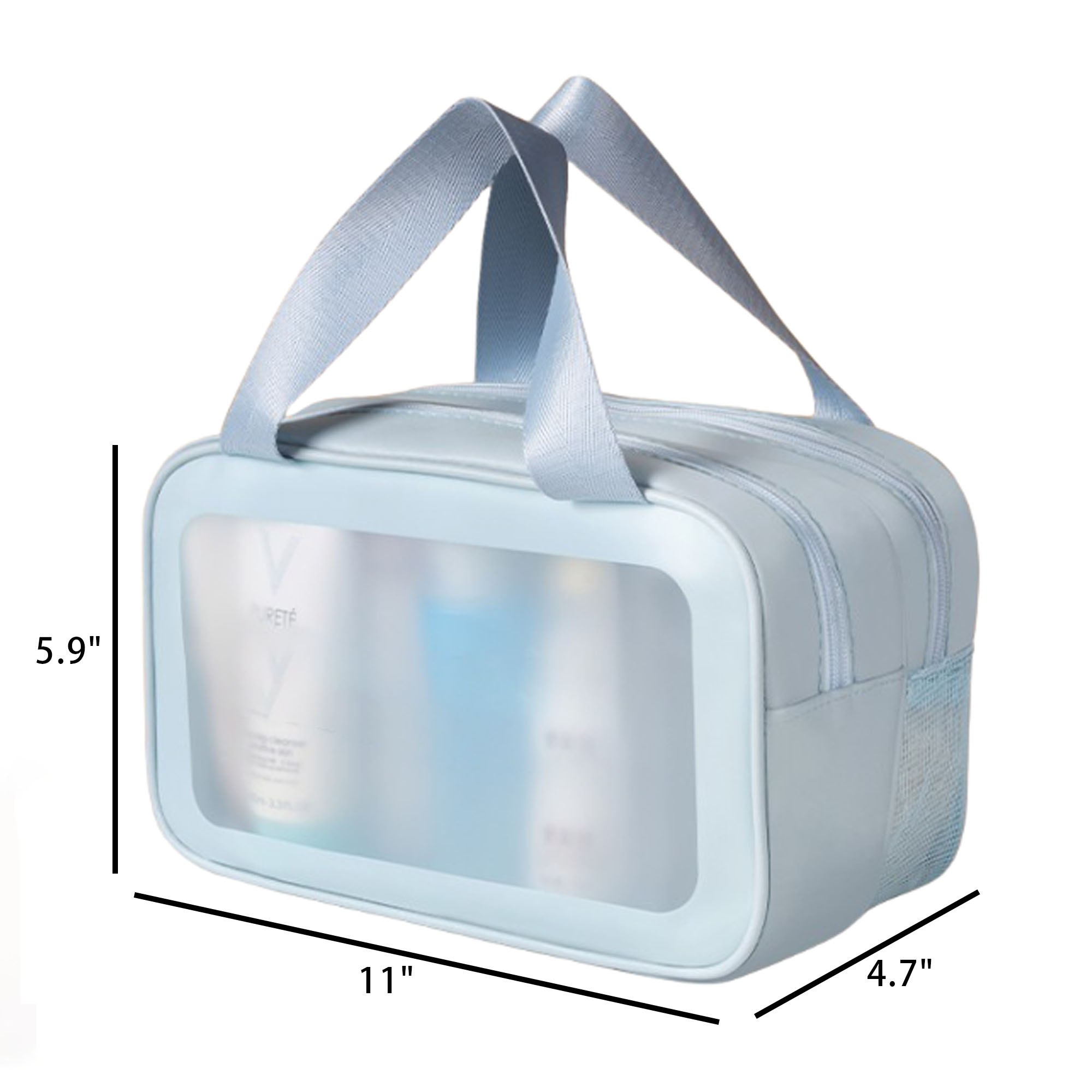 Transparent PVC Makeup and Toiletry Bag 2