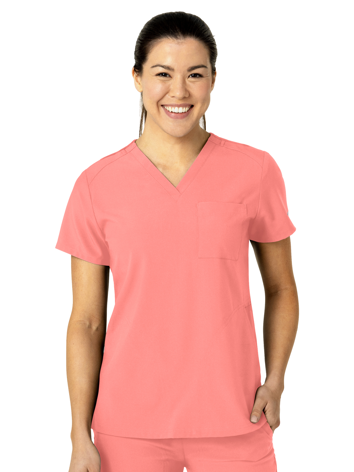 Wink - W123 - Women's Three-Pocket Flex-N-Reach V-Neck Top 24