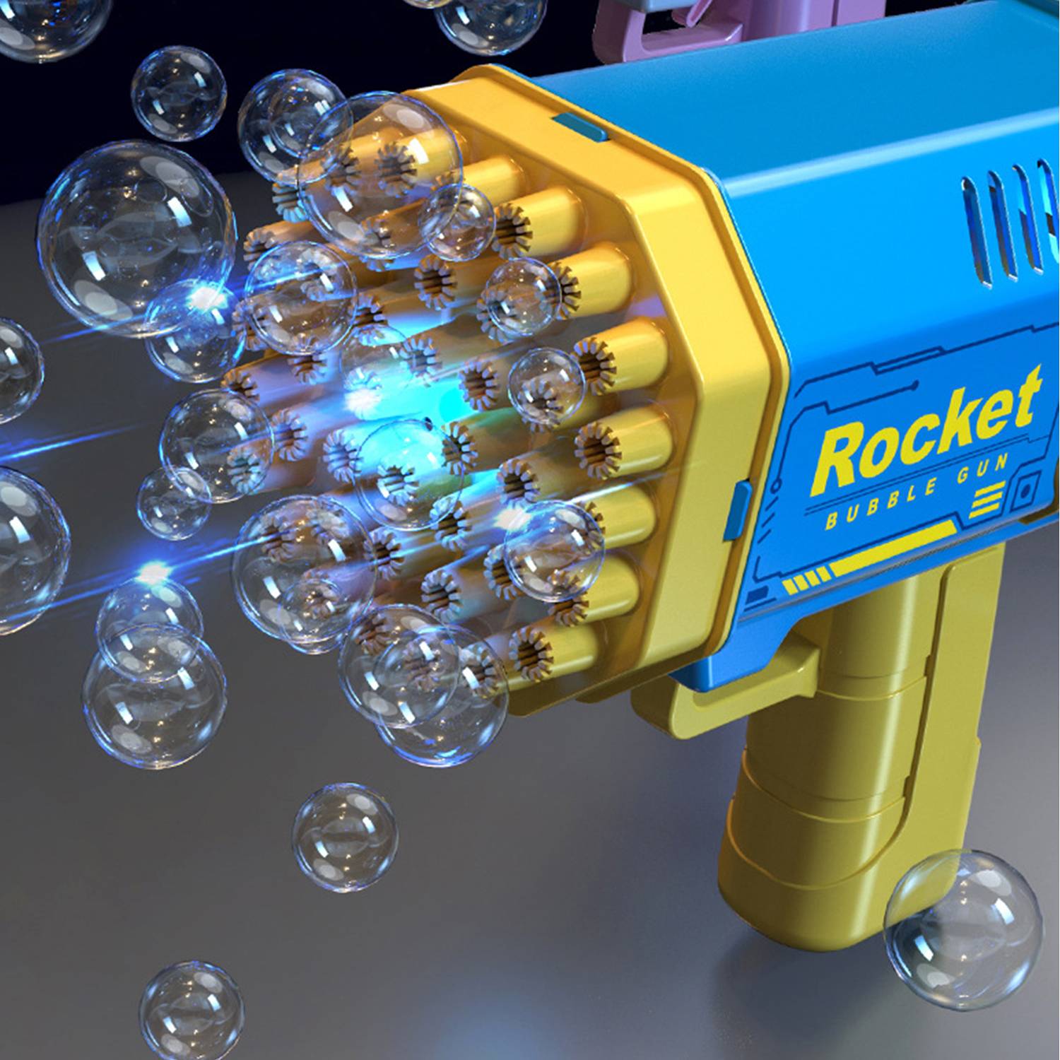 40 Holes Summer Outdoor Electric Bubble Gun 5