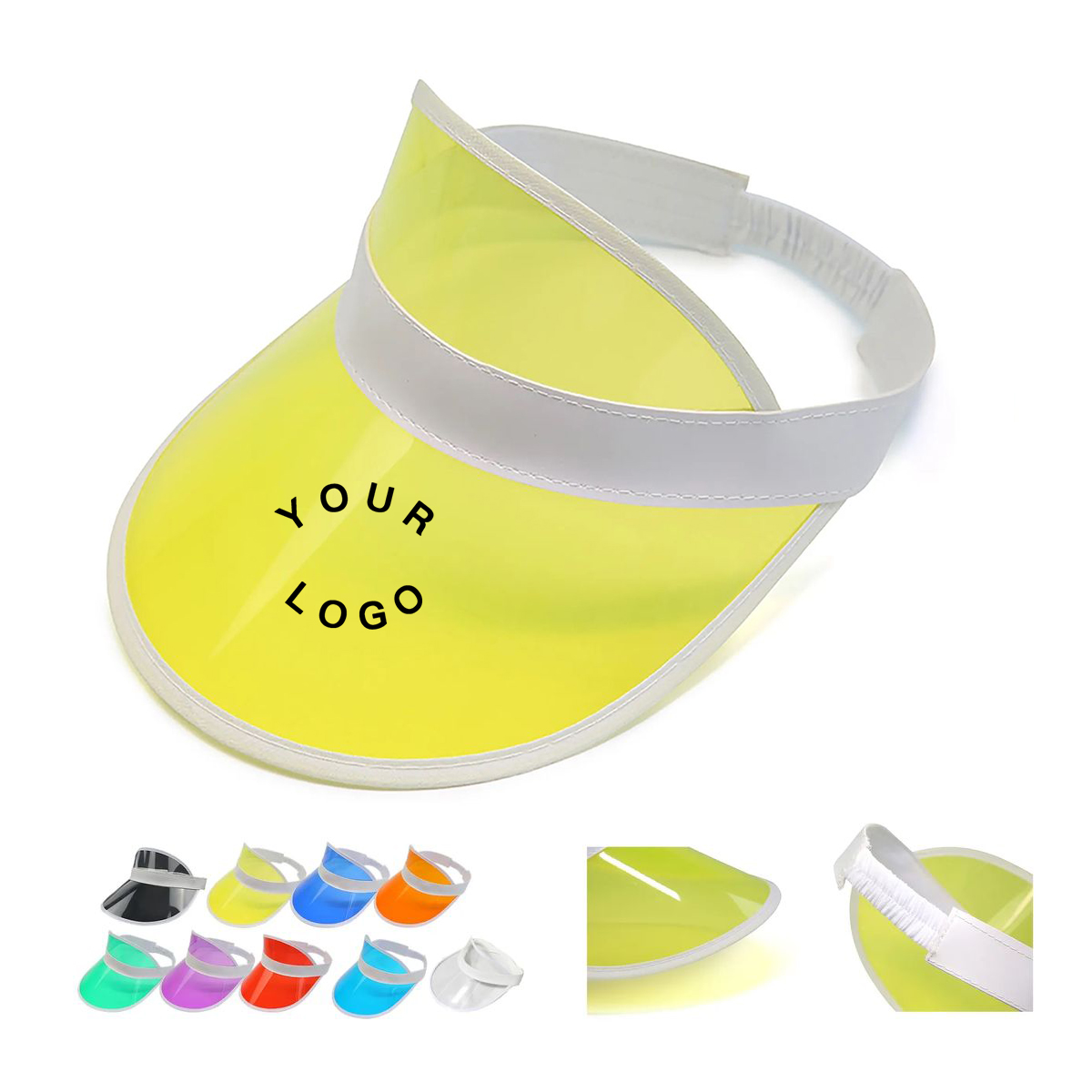 Lightweight Plastic Visor Cap for Outdoor Activities 2