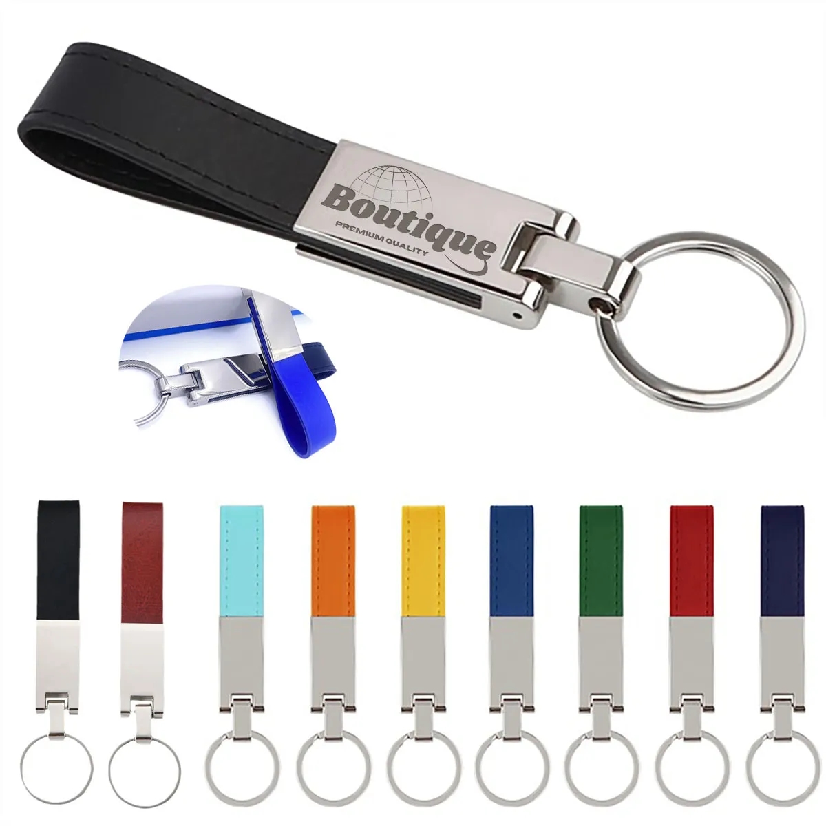 PU And Zinc Alloy KeyChain Simplicity Pendant accessories 1