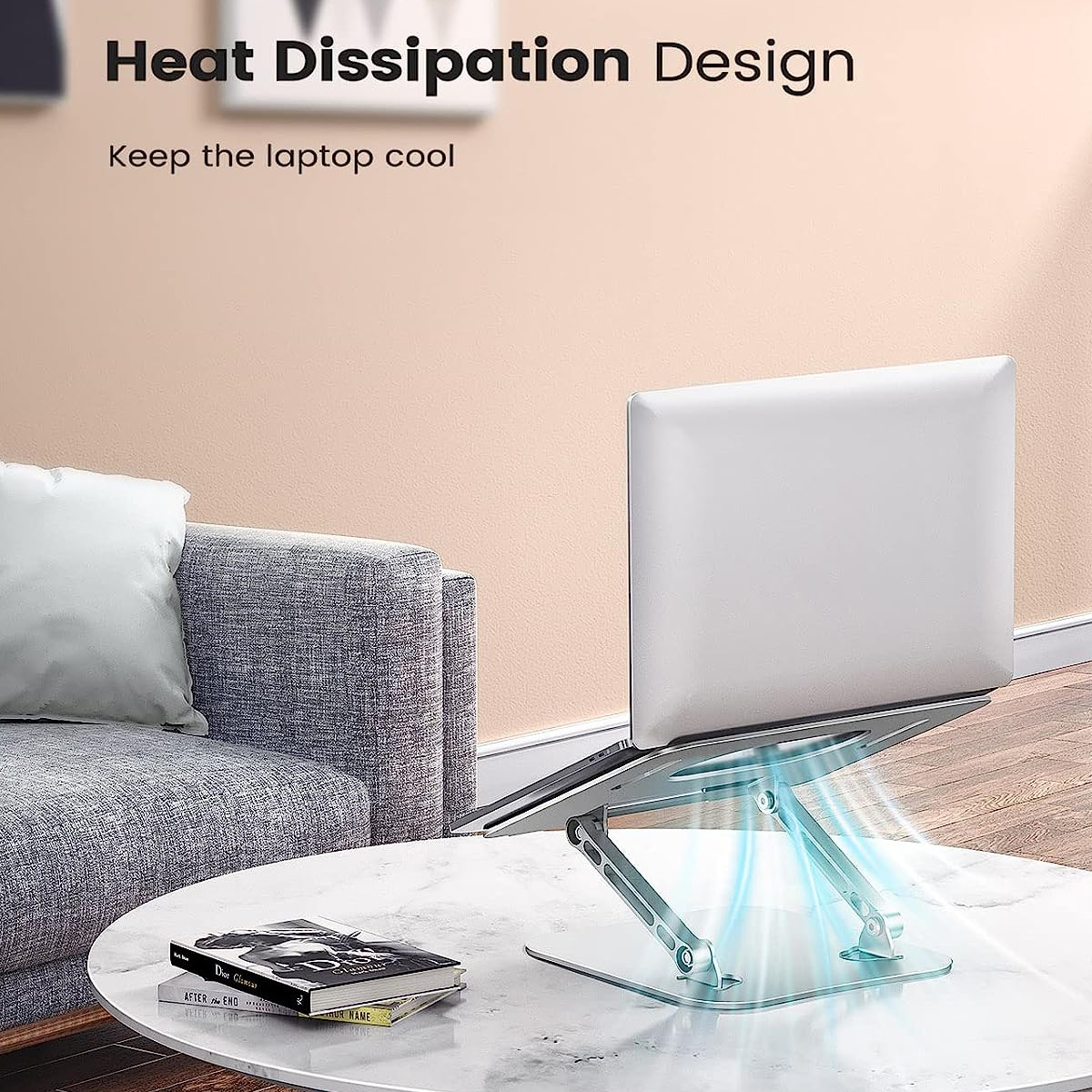 High Quality Metal Ergonomic and Adjustable Laptop Stand 14