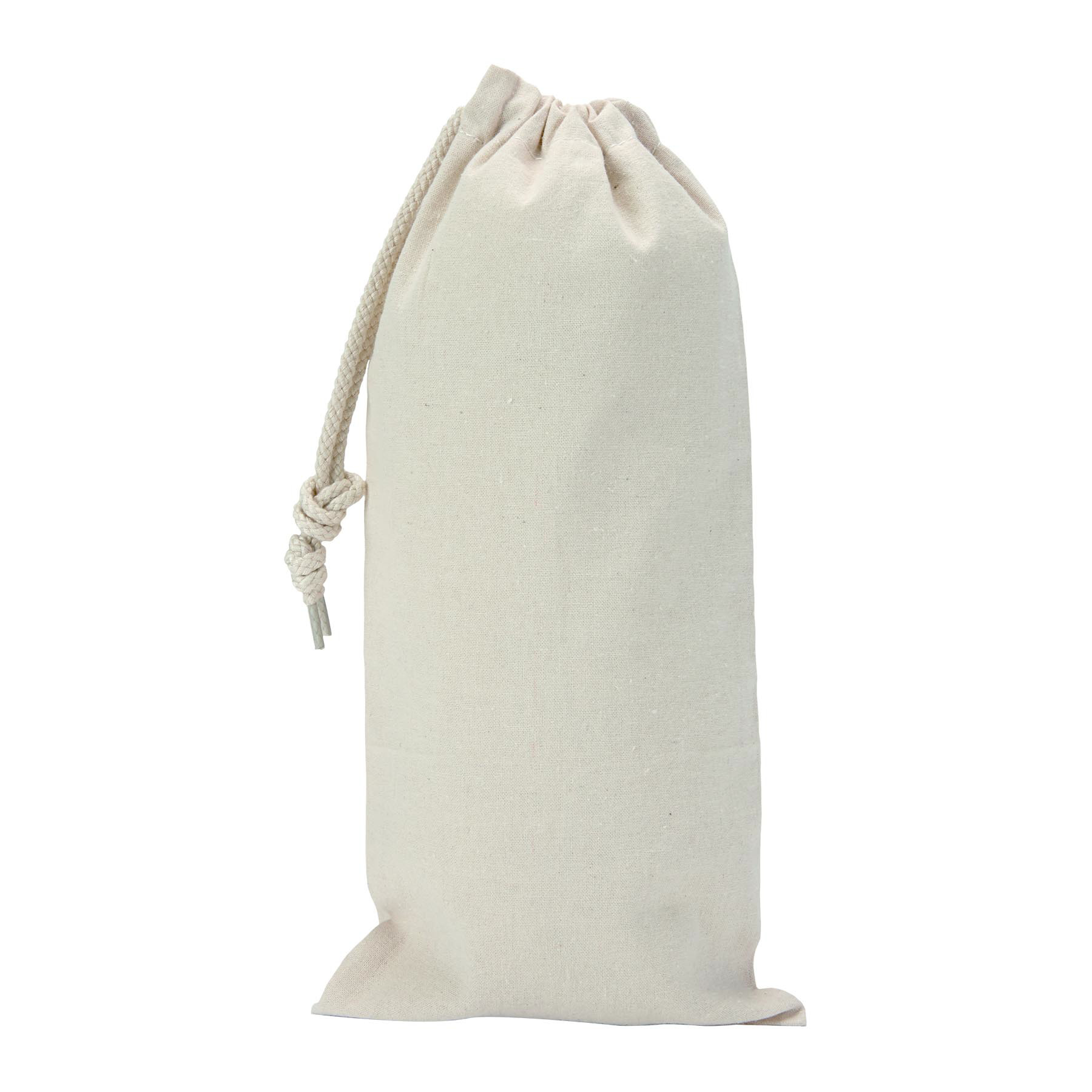 10 oz. Canvas Drawstring Wine Gift Bag 1