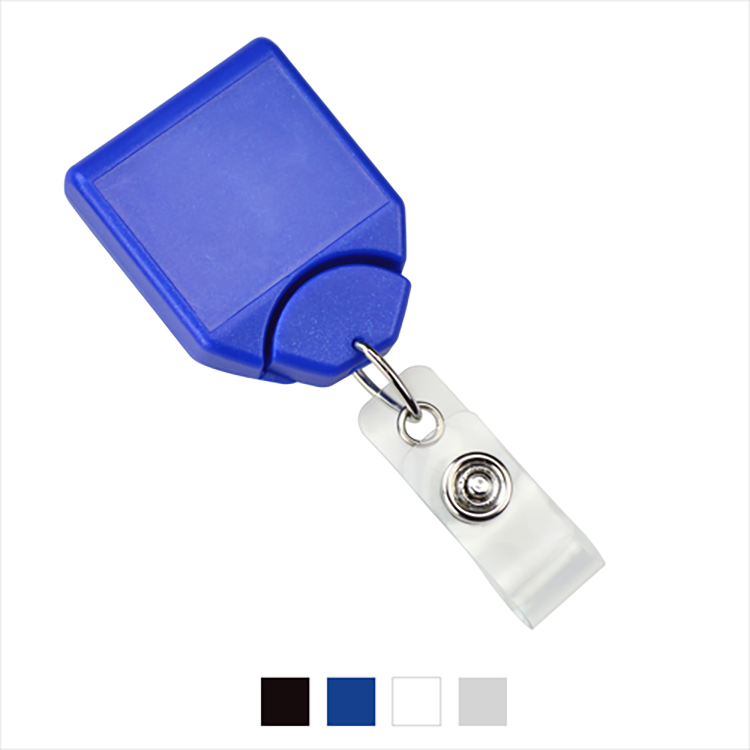 Badge Reel with Swivel Toothed Clamp 2
