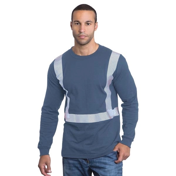 Hi-Visibility 100% Cotton L/S Crew Tee 6