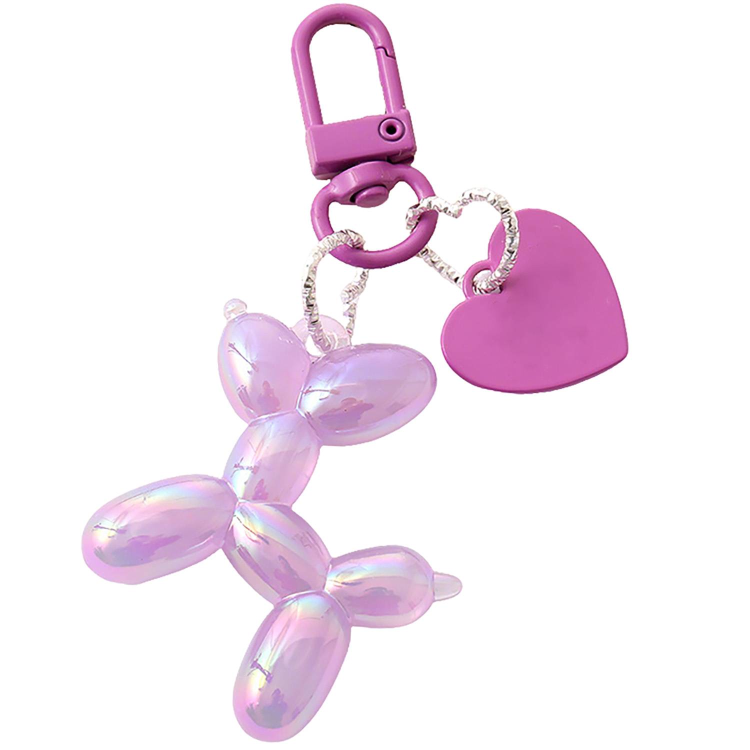Balloon Dog Pendant Keychain 10