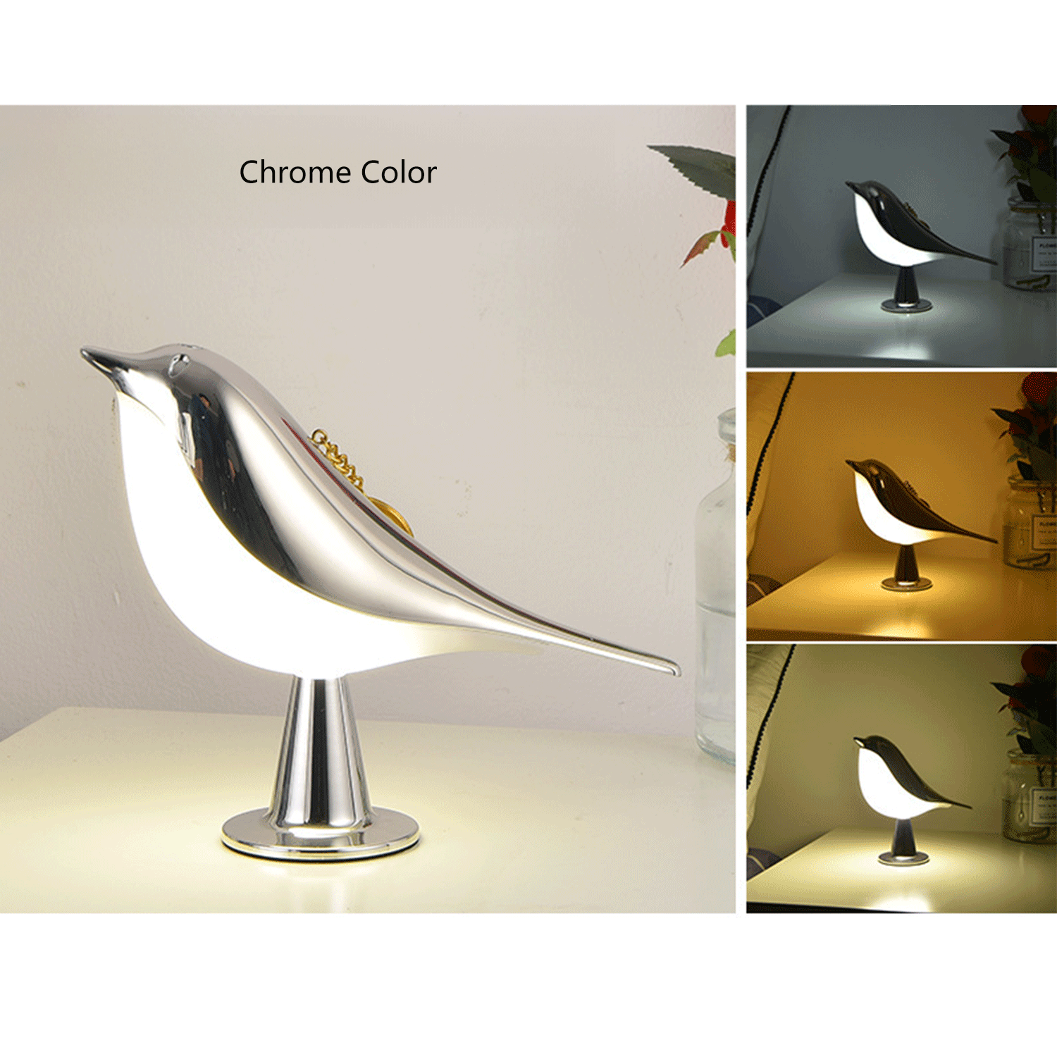 bedrooms decoration baby room adjustable Bird Touch Light 8