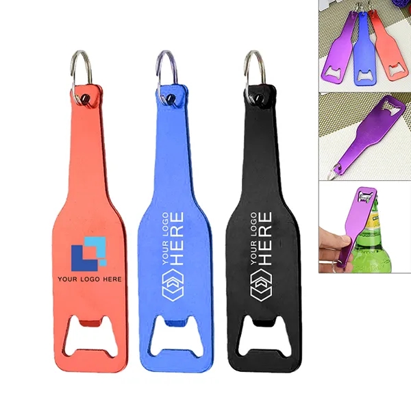 Bottle Shaped Opener Key Tag 1