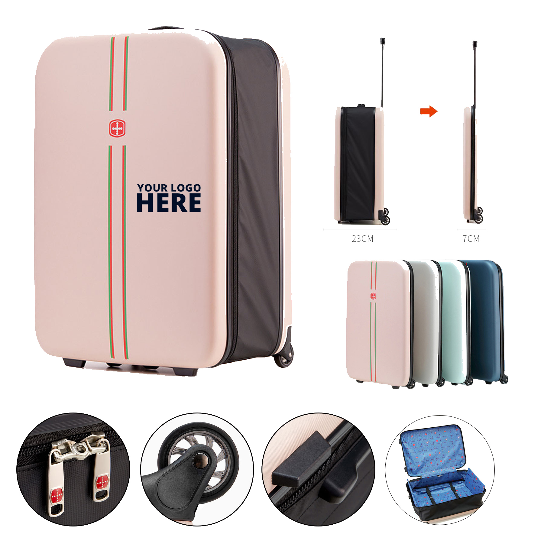 20 Inch Collapsible Suitcase 2