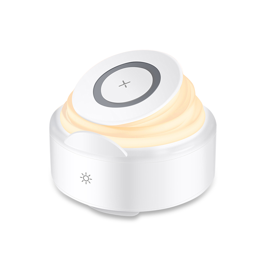 Selene Night Light Bluetooth Speaker with Wireless Charger 3