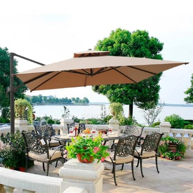 Outdoor Patio Square Umbrella 11