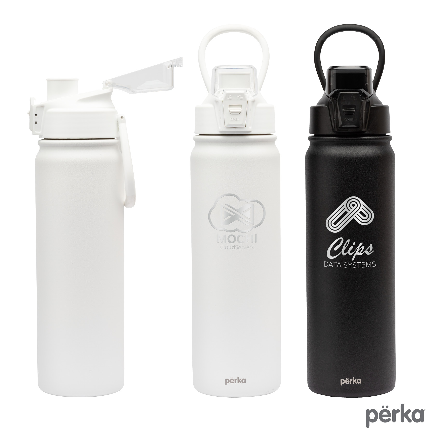Perka® Rex 24 oz. Double Wall, Stainless Steel Water Bottle 6