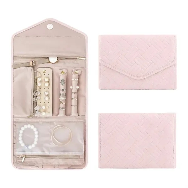 Travel Jewelry Roll - Compact Organizer for Storage 4